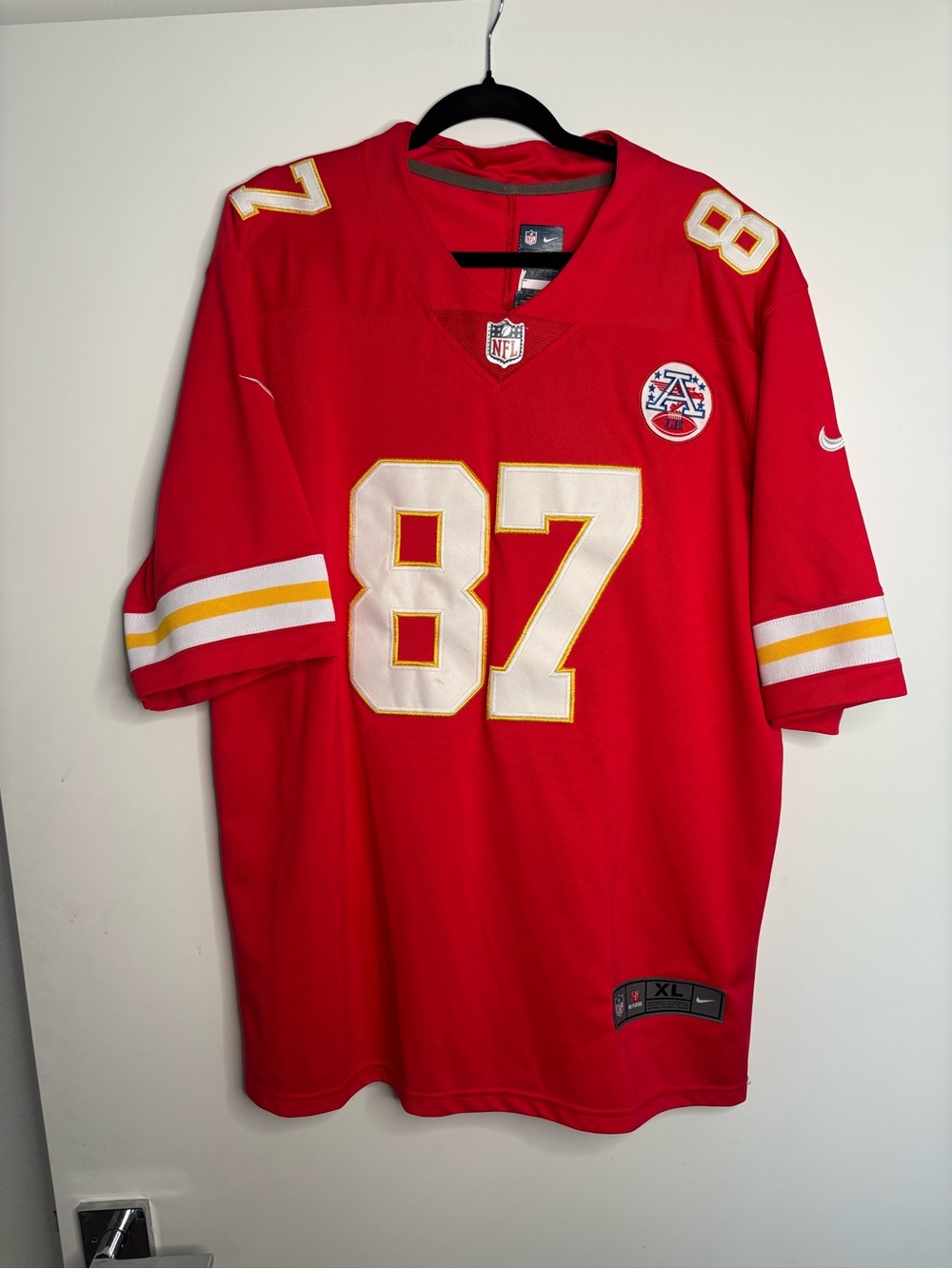 Kansas City Chiefs Jersey #87 Travis Kelce XL